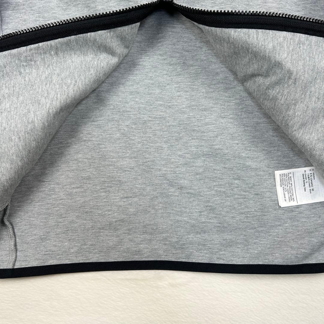 b1608【NIKE】パーカー　TECH FLEECE FULLZIP　グレー