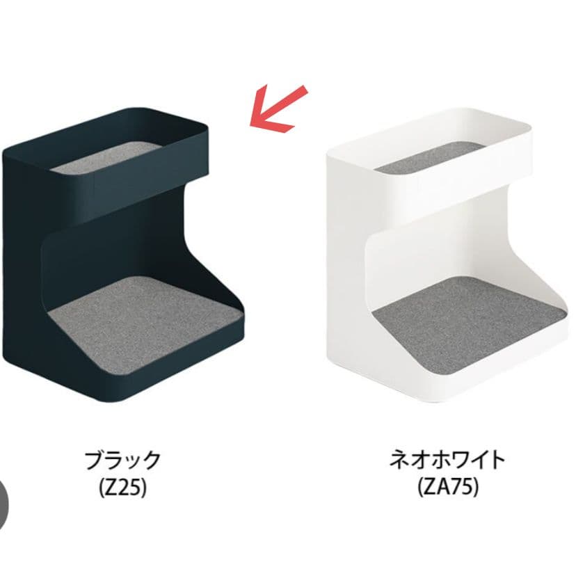 オカムラ ライブスワゴン ロータイプ W550 ブラック DD32BA-Z25