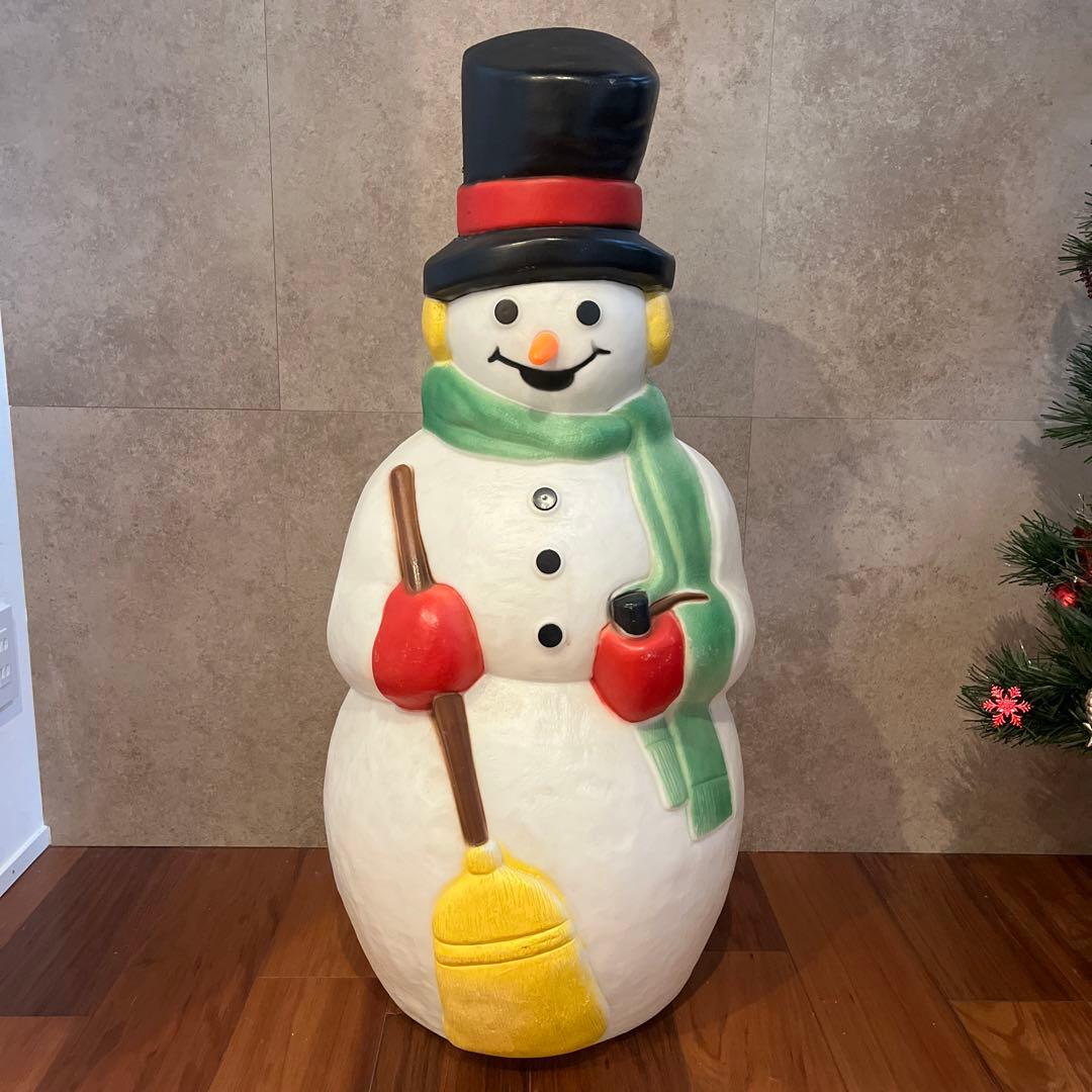 クリスマス　雪だるま　イルミネーション　光る　スノーマン　イルミネーションライト
