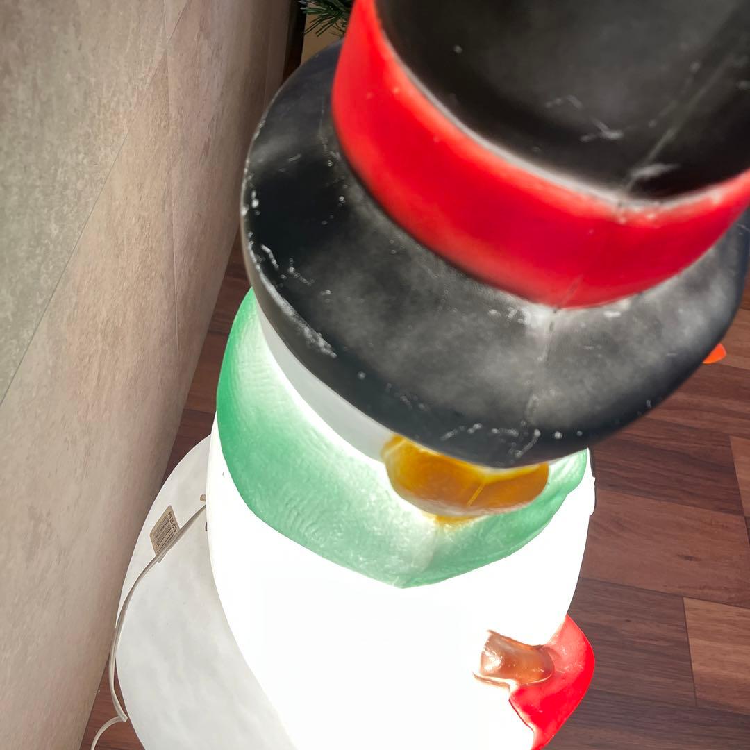 クリスマス　雪だるま　イルミネーション　光る　スノーマン　イルミネーションライト