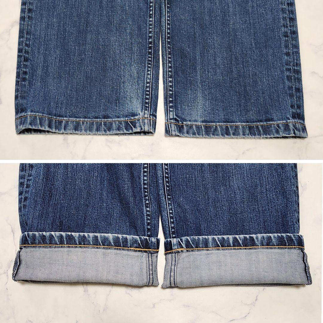 YANUK ヤヌーク　LILITH ワイドストレート デニムパンツ 26