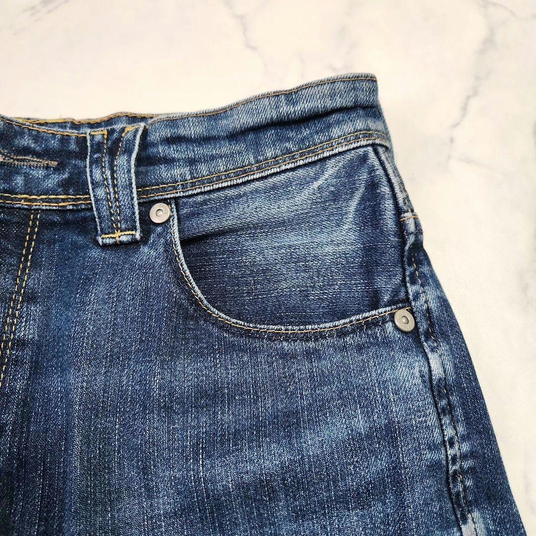 YANUK ヤヌーク　LILITH ワイドストレート デニムパンツ 26