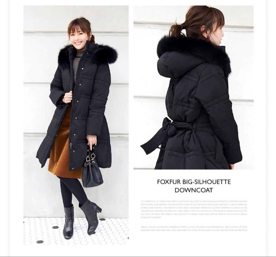 新品未使用✨S✨ルイルエブティック✨ロングダウン　フォックスファー　大きめS