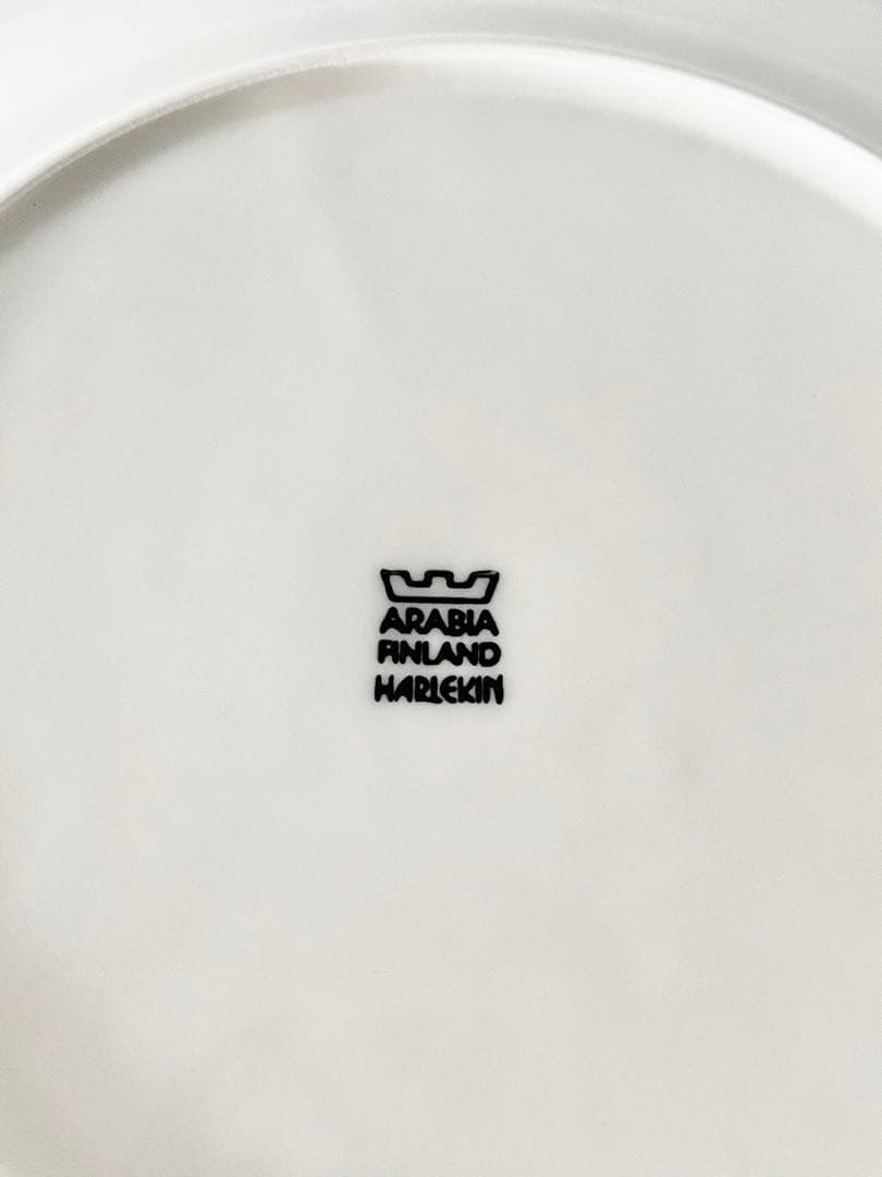【北欧Vintage】ARABIA　Harlekin　26cm 8枚まとめ