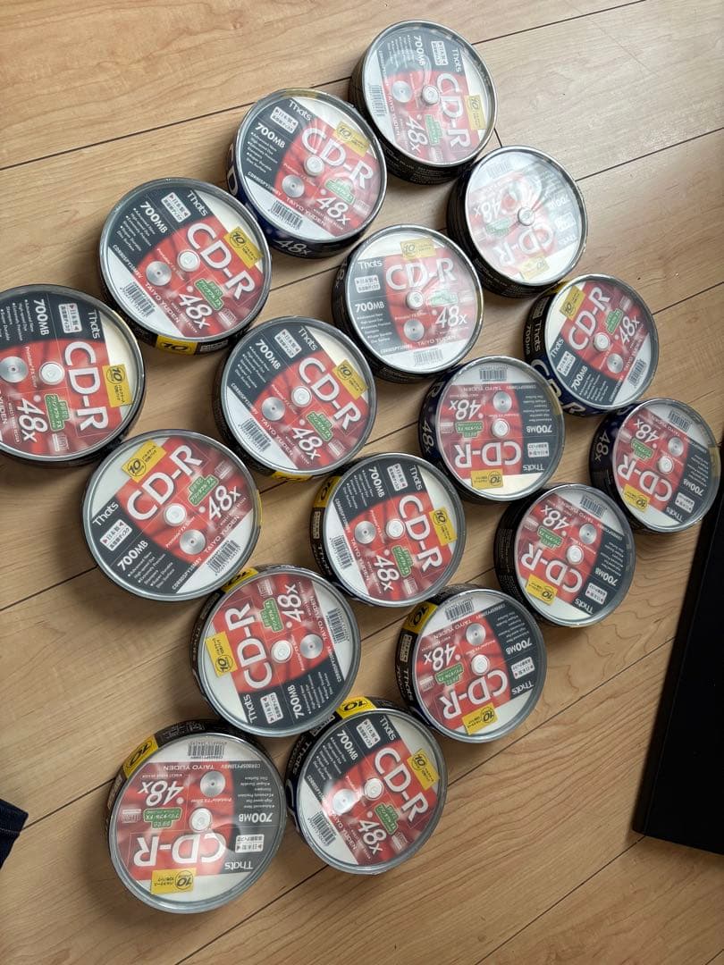 【大量】That's CD-R 700MB 10枚入り×17セット訳あり