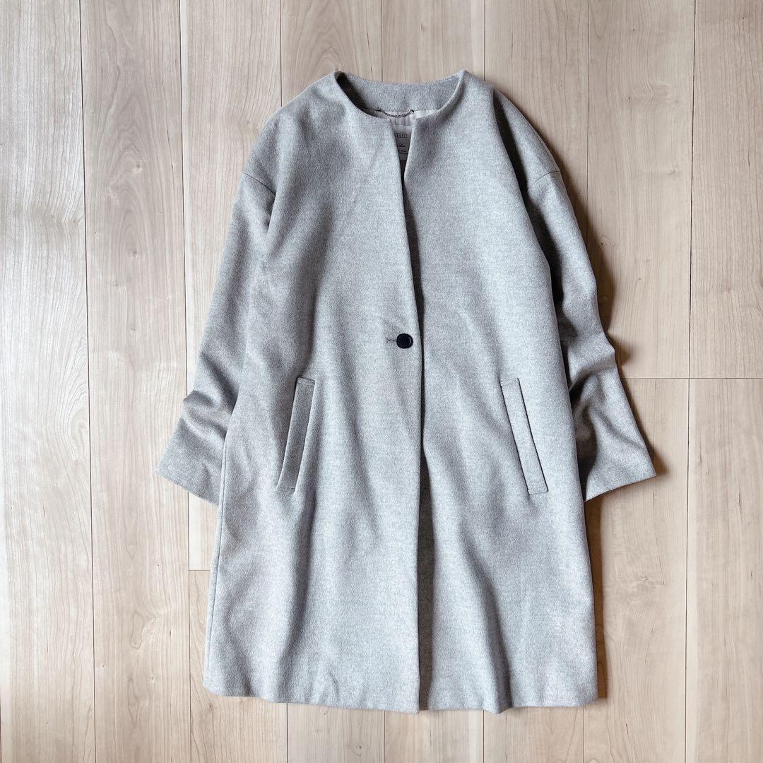 UNTITLED 高級ライン✨プレミアム 3 メイユールカシミヤノーカラーコート