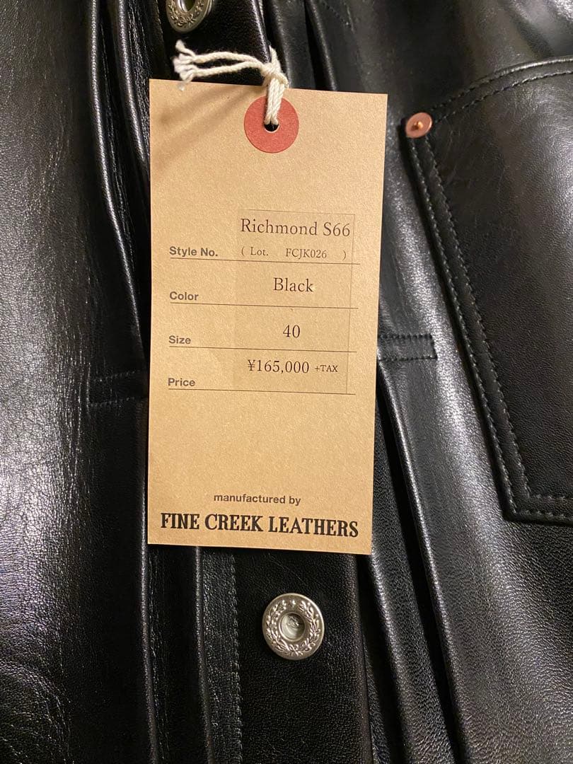 ファインクリークレザーズ リッチモンドS66 サイズ40