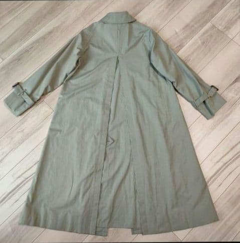 美品 1枚袖 BURBERRY　ステンカラー コート/白タグ 90年代