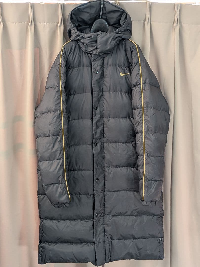 NIKE ナイキ ダウン ロング ベンチコート XL 黒