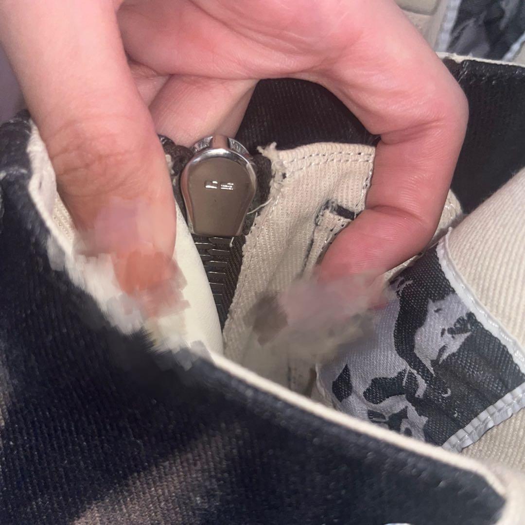 【値下げ不可】RickOwensDRKSHDWサンデニムダブルバンパースニーカー