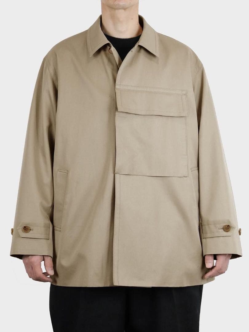 VAINL ARCHIVE CW-COAT ショート丈 トレンチコートジャケット