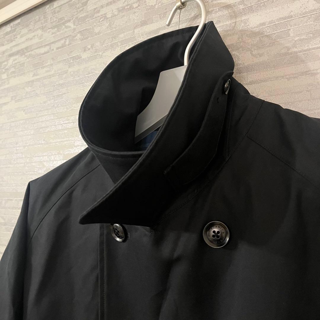 【nanamica】ゴアテックス 2Lコットンブレステッドダブルコートブラック