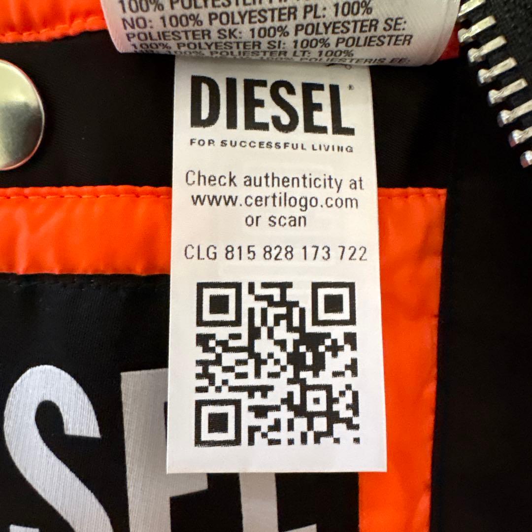 ご*ん様 DIESEL MA-1 フライトジャケット ブラック　正規品