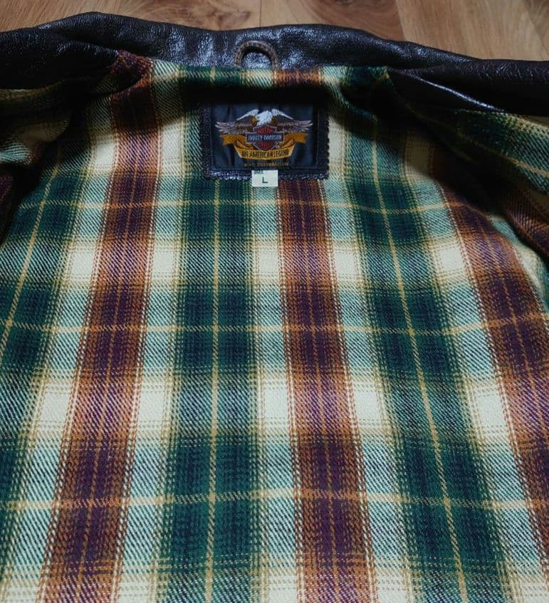 山羊革 ハーレーダビッドソン レザーシングルライタースジャケット Lサイズ