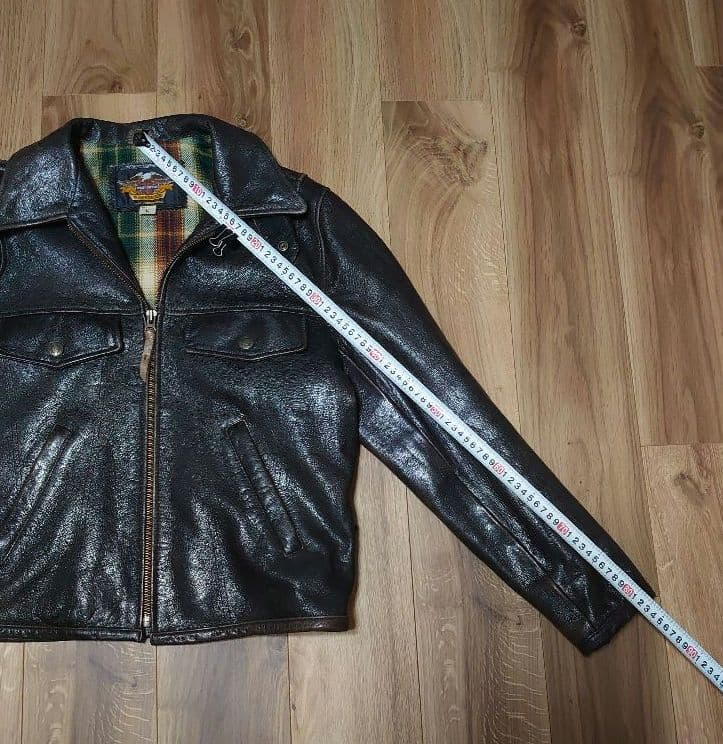山羊革 ハーレーダビッドソン レザーシングルライタースジャケット Lサイズ
