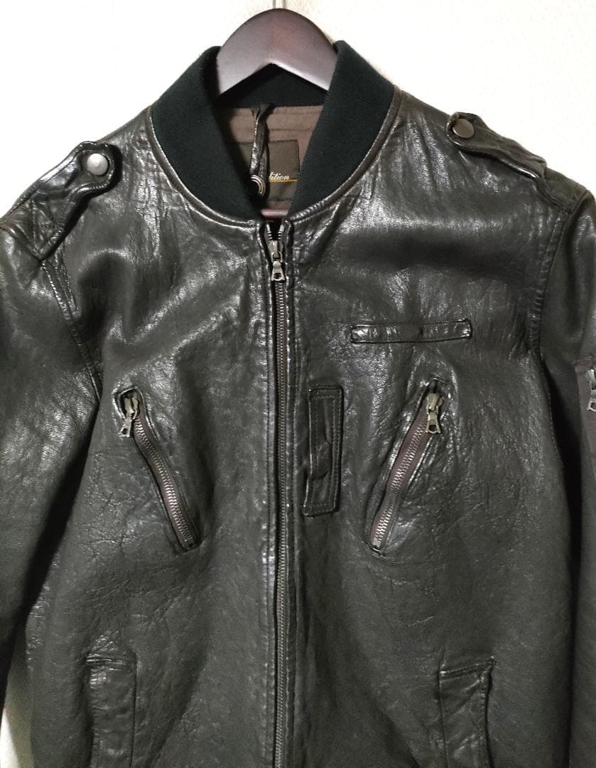 上質　レザージャケット　EDITION TOMORROWLAND