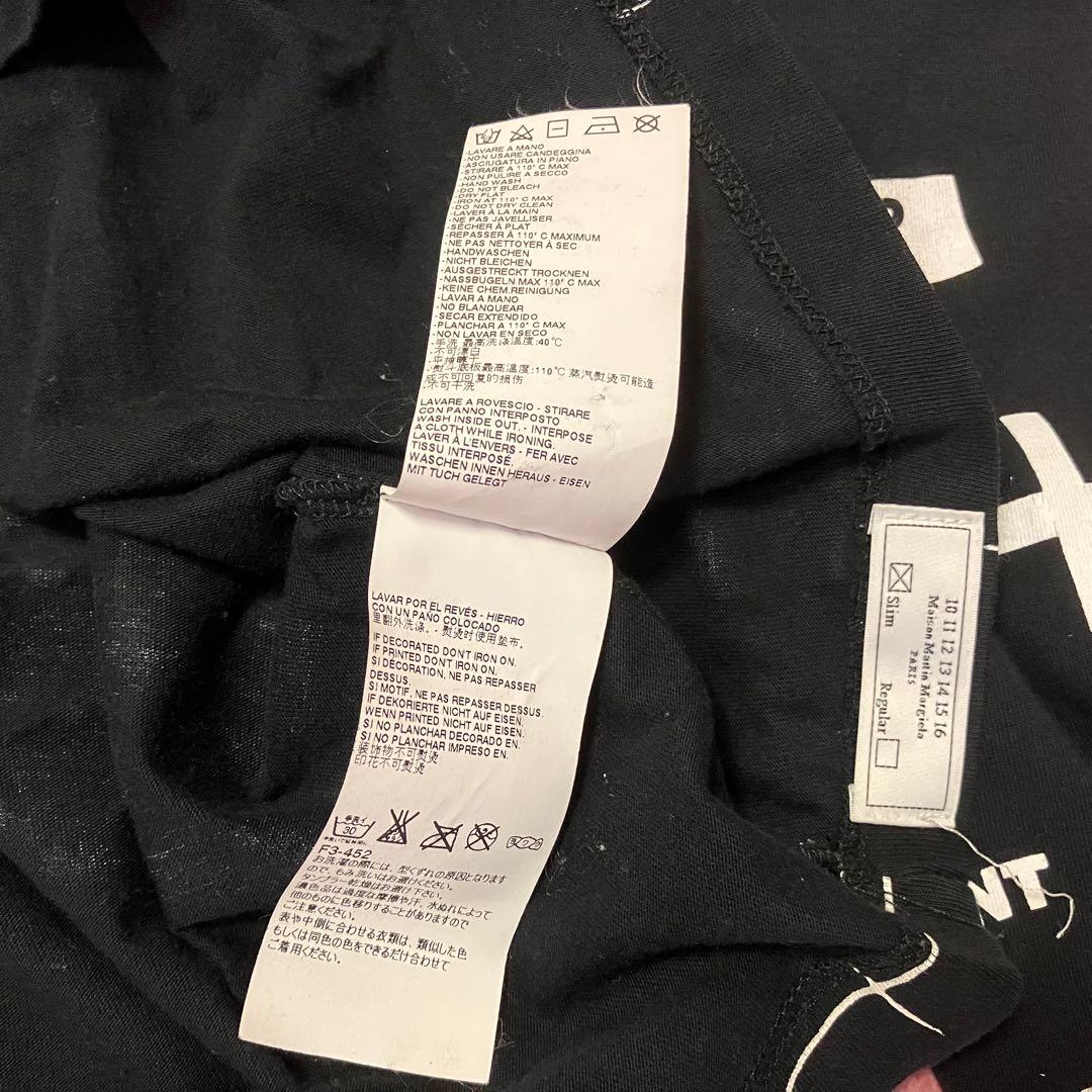 Martin Margiela 10 総柄　長袖　カットソー　イタリア製　46