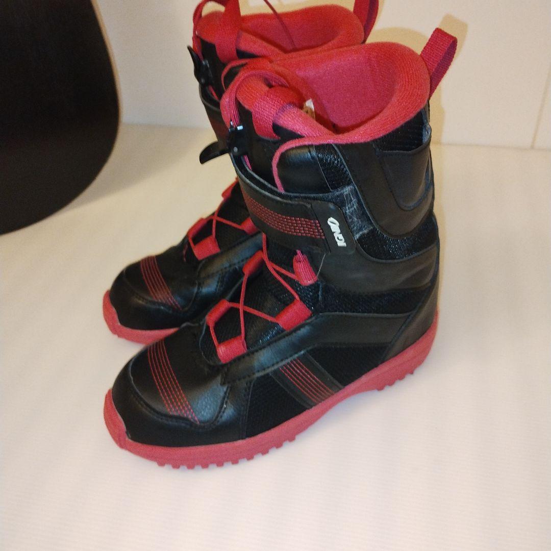 【美品】スノーボード３点セット　ジュニア向け　１３０cm 　２4cm