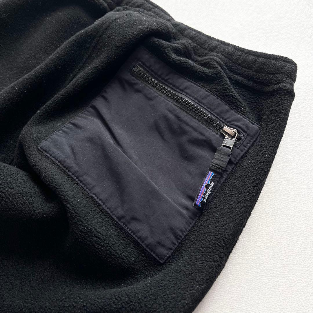 『patagonia』シンチラ／フリースパンツ／XS／ブラック