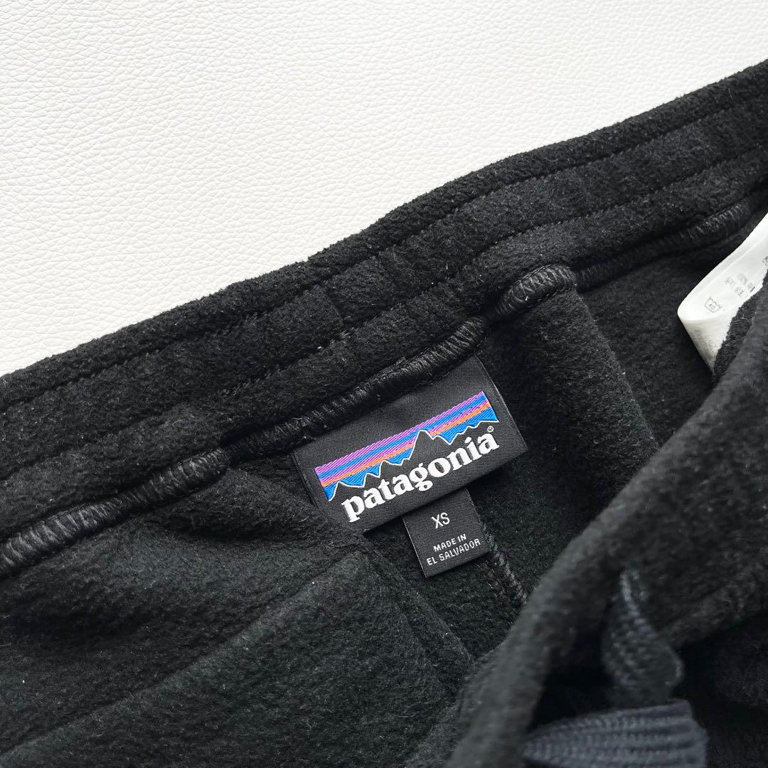 『patagonia』シンチラ／フリースパンツ／XS／ブラック