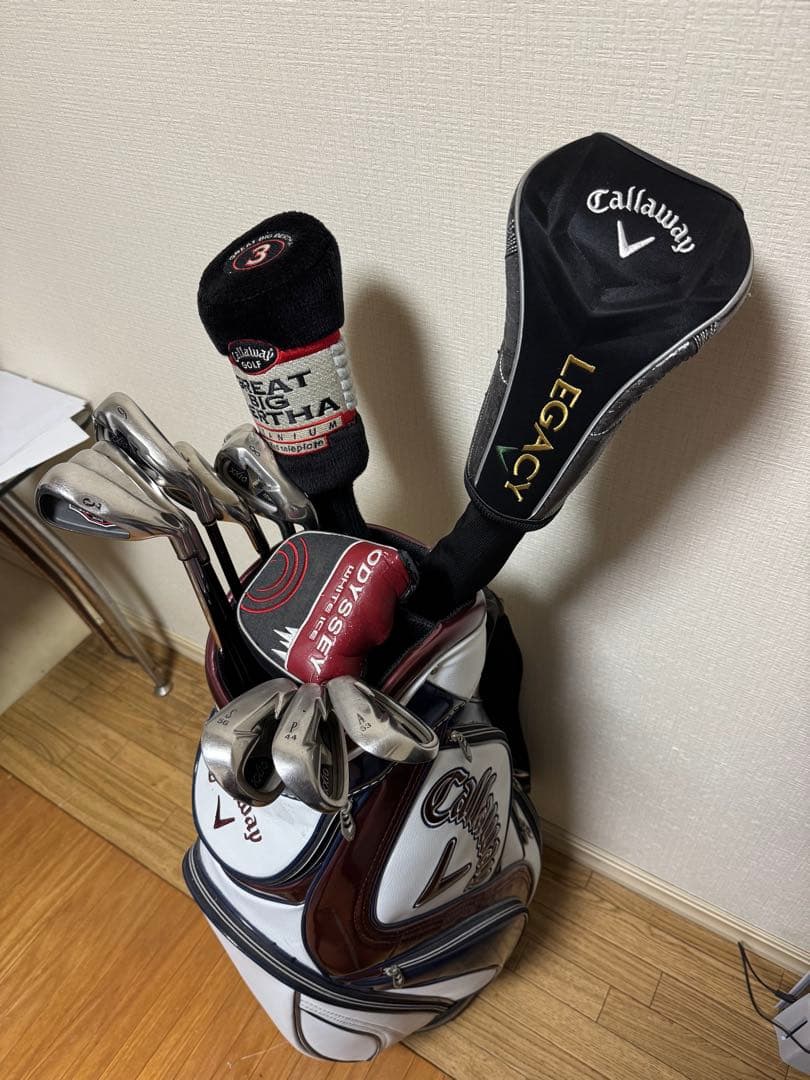 Callaway キャディバッグ ホワイト/ネイビー