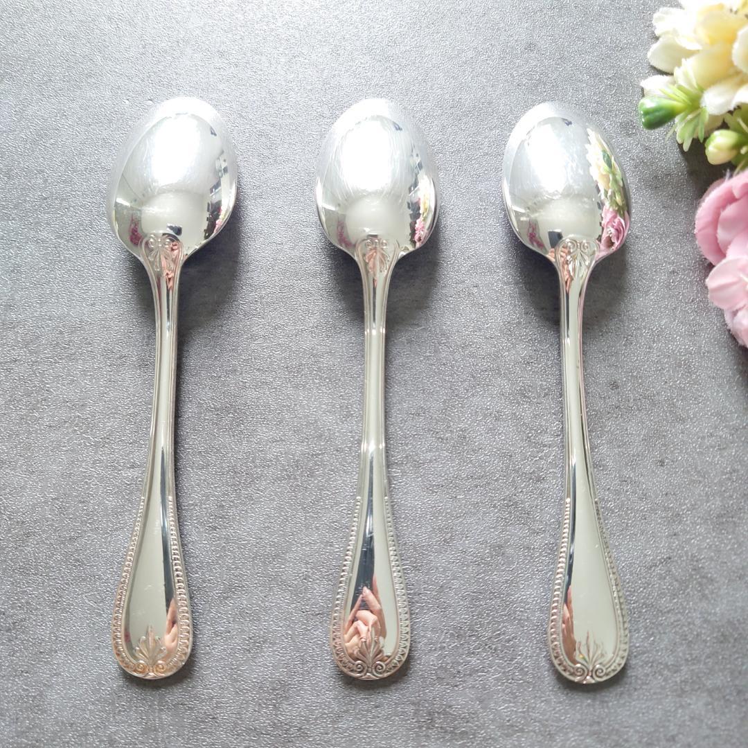 美品 クリストフル マルメゾン コーヒースプーン 3点