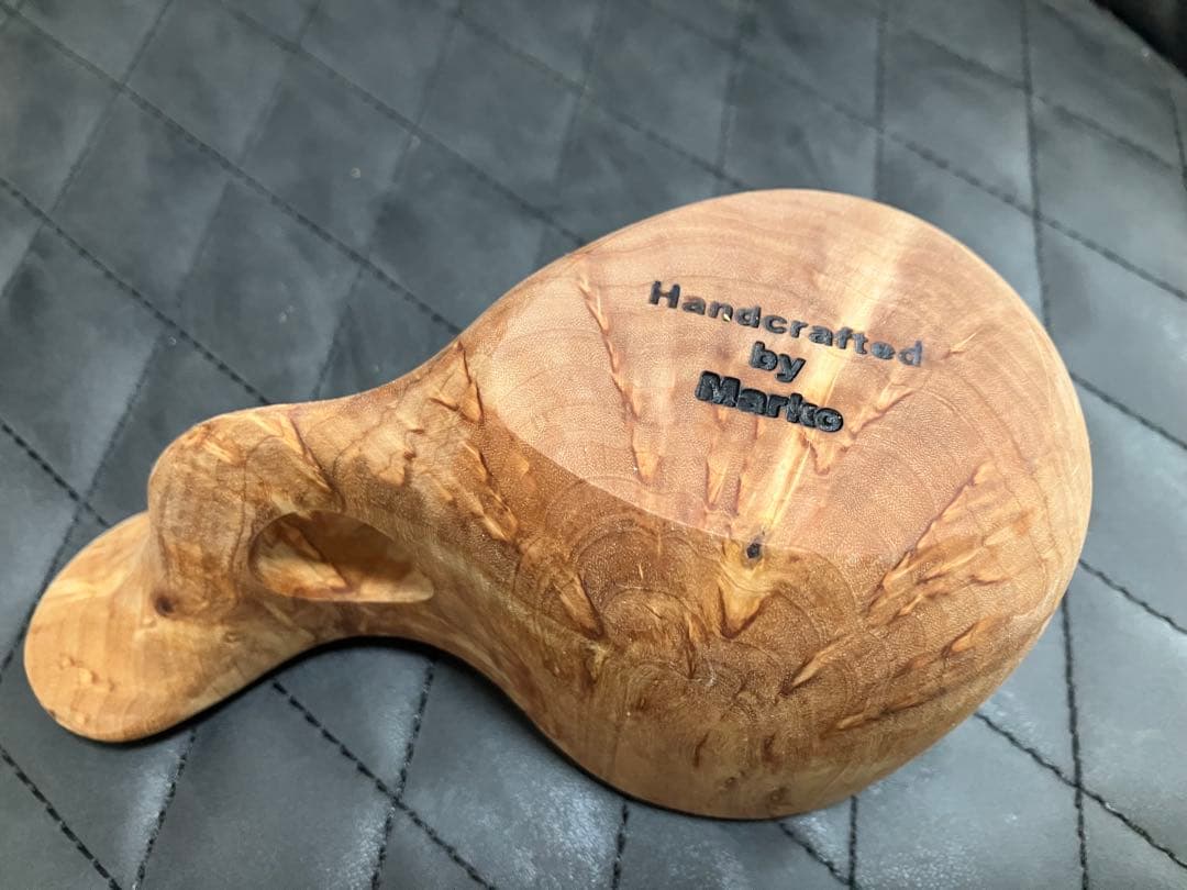 パッカタイデ カーリーバーチ＆ヘラジカのツノ ククサ