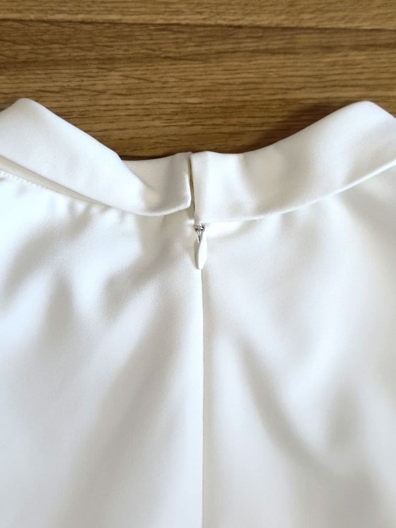 限定価格　セルフォード　襟付きブラウス　38 ホワイト