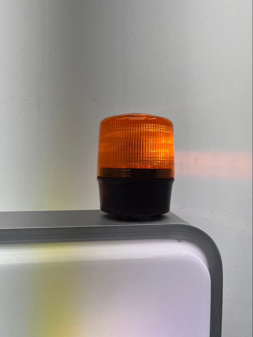 ☆地域限定送料無料☆工場整備品☆自立式電飾看板　回転灯付き