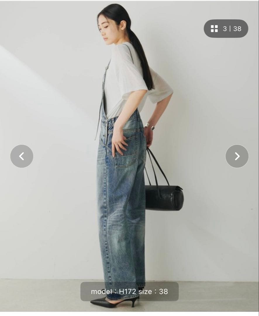 新品未使用　Whim Gazette デニムオールインワン 2 サイズFree