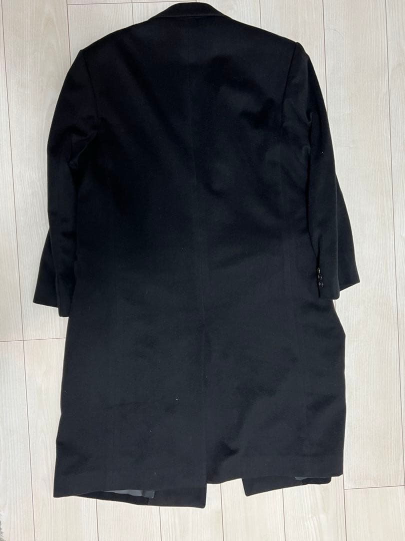 カシミヤ100% ダブルブレスト ロングコート