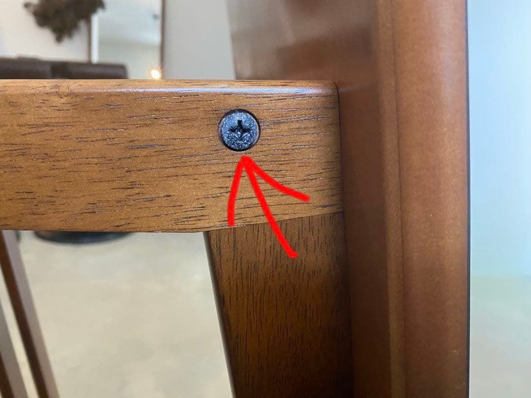 カリモク60 リビングテーブル（小）幅900mm ブラウン 木製 小キズあり