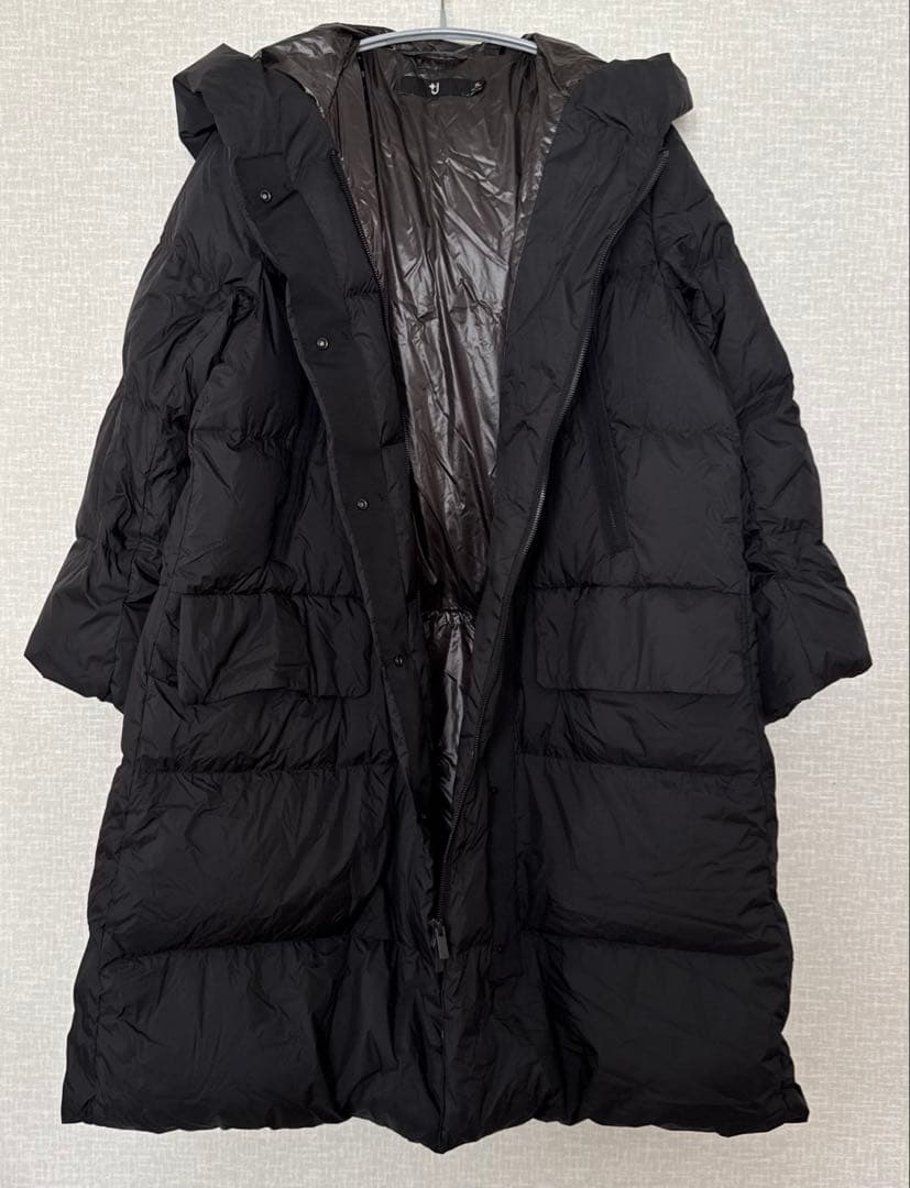 【大きめサイズ】ユニクロ+J ダウンロングコート XL ブラック