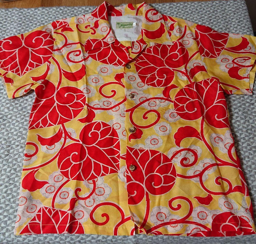 最終価格 大正時代のヴィンテージ着物で仕立てたシルクのアロハシャツ 試着のみ