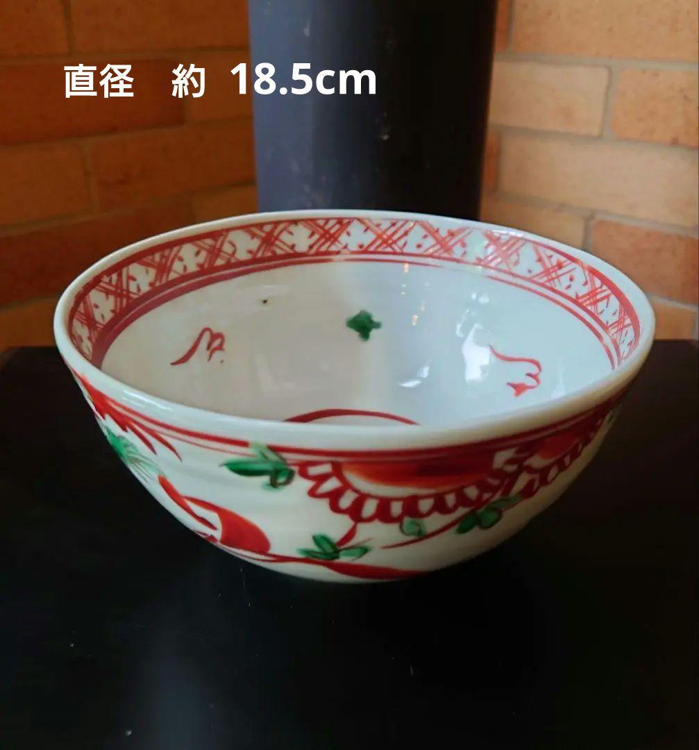 正木春蔵　菓子鉢　共箱　深鉢　魁　呉須赤絵　九谷　須田青華　手描き　茶席　茶道具