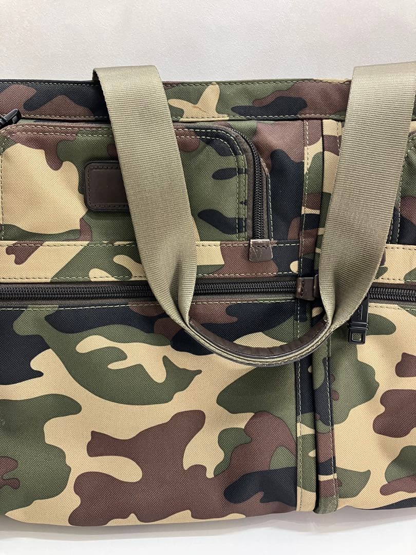TUMI トゥミ SHIPS別注 迷彩 カモフラ トートバッグ 【A947】