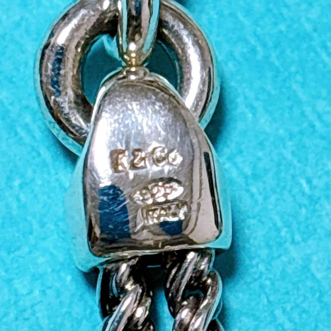 【美品】19.5cm ティファニー ダブルロープ ブレスレット シルバー925