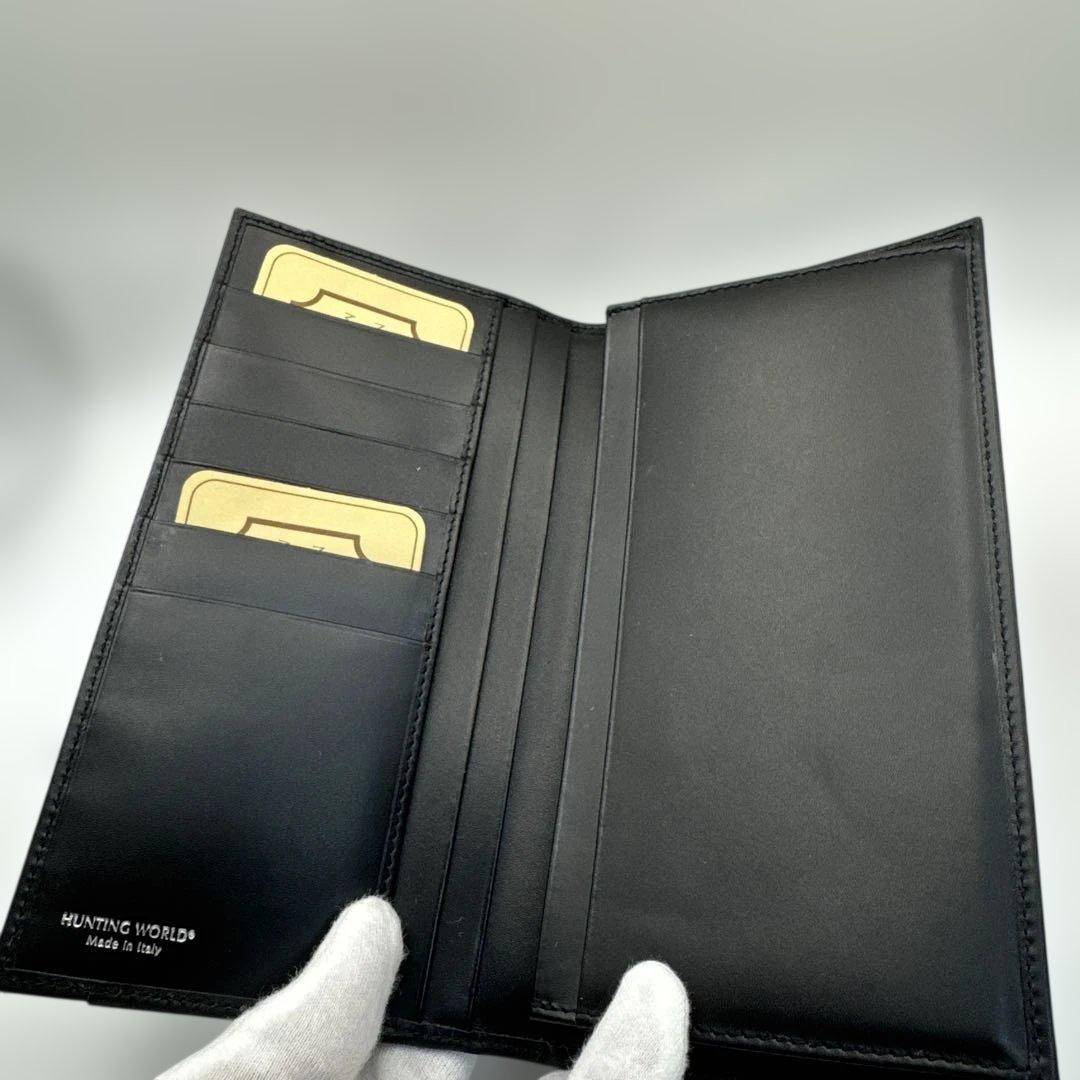 【未使用／デッドストック】ハンティングワールド 長財布 札入れ 箱付’133