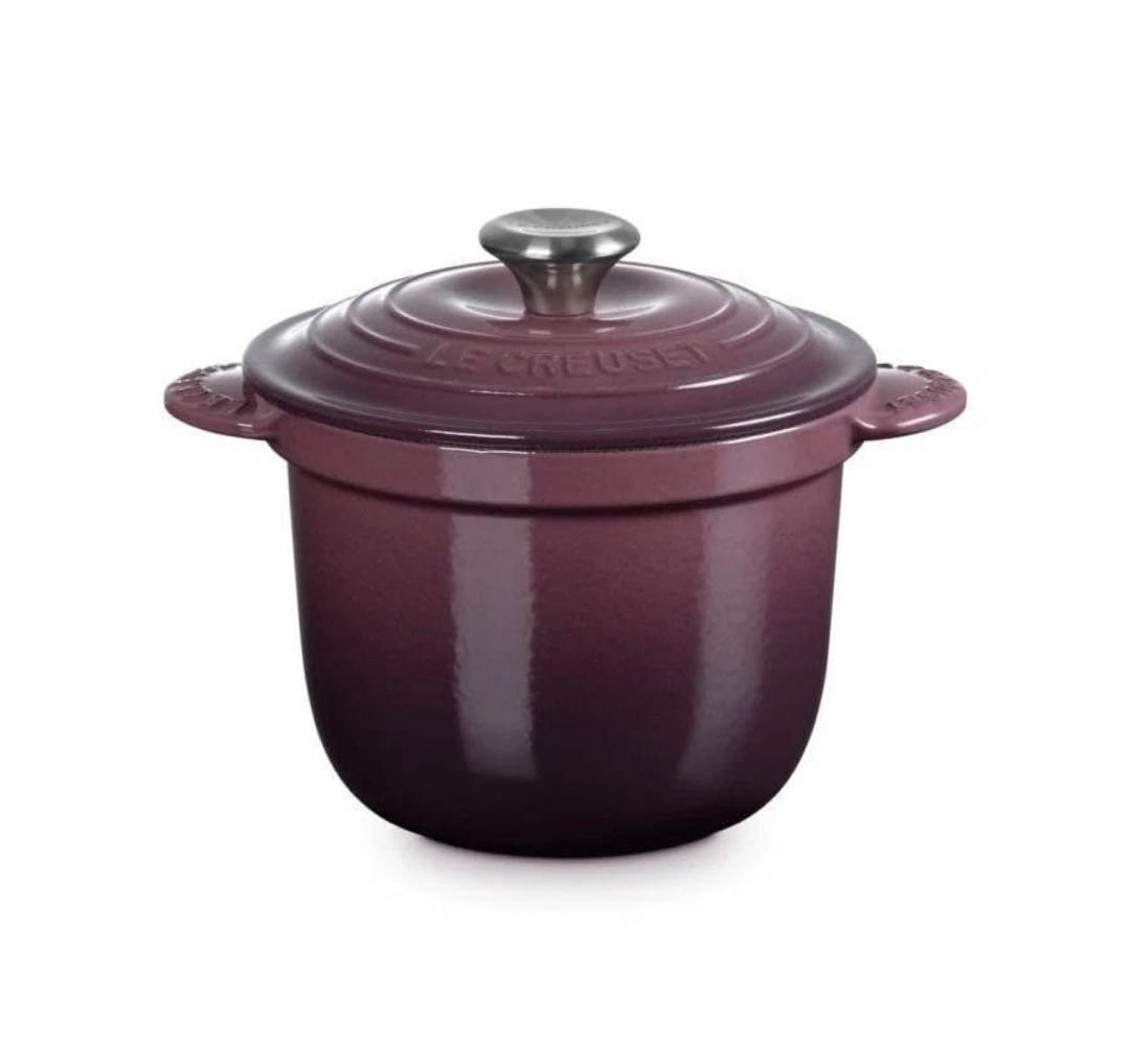 【新品未使用】ル・クルーゼ ココット エブリィ 18 限定色フィグ シルバーノブ