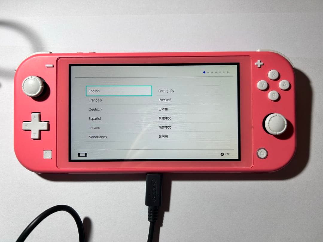 Nintendo Switch lite 本体 コーラル スイッチライト