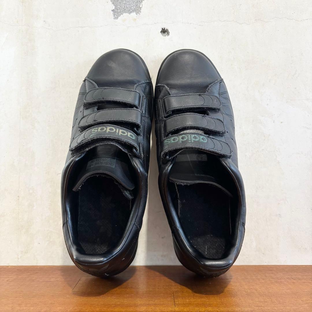 99年製　美品　アディダス　スタンスミス　27.0センチ　ベルクロ　黒　748