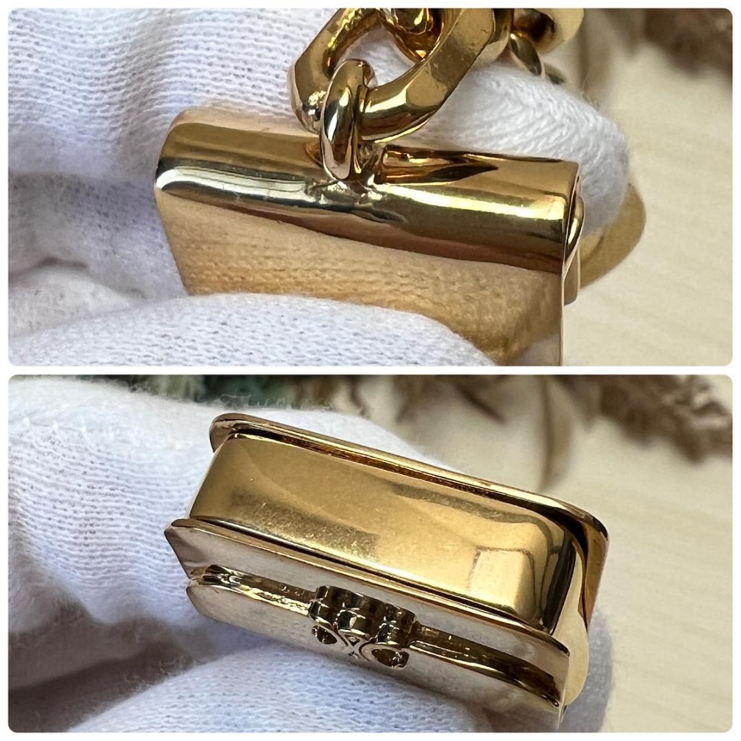 セリーヌ CELINE トリオンフ ゴールド バッグチャーム キーホルダー