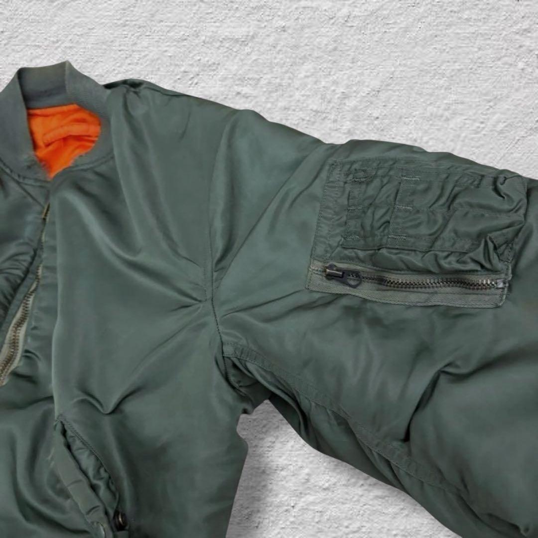 リョウアルファ米軍実物USA製60sMA-1フライトジャケットdタイプ