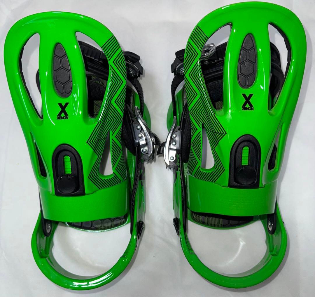 未使用 ELAN スノーボード バインディング XENON S/M グリーン