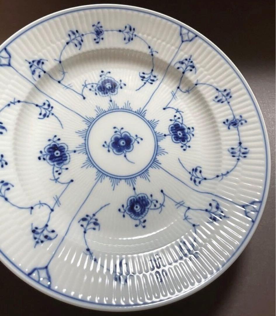 専用◇ロイヤルコペンハーゲンブルーフルーテッドプレインプレートペア23.5c未使