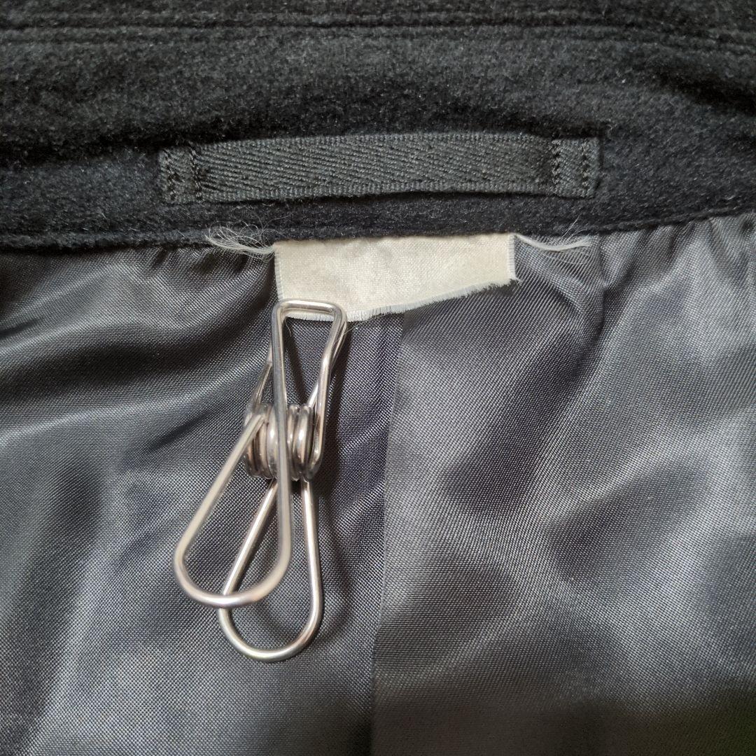 コムデギャルソンオムプリュス　ロングコート　AD2015　ダブル　黒　ねじれ　Ｌ