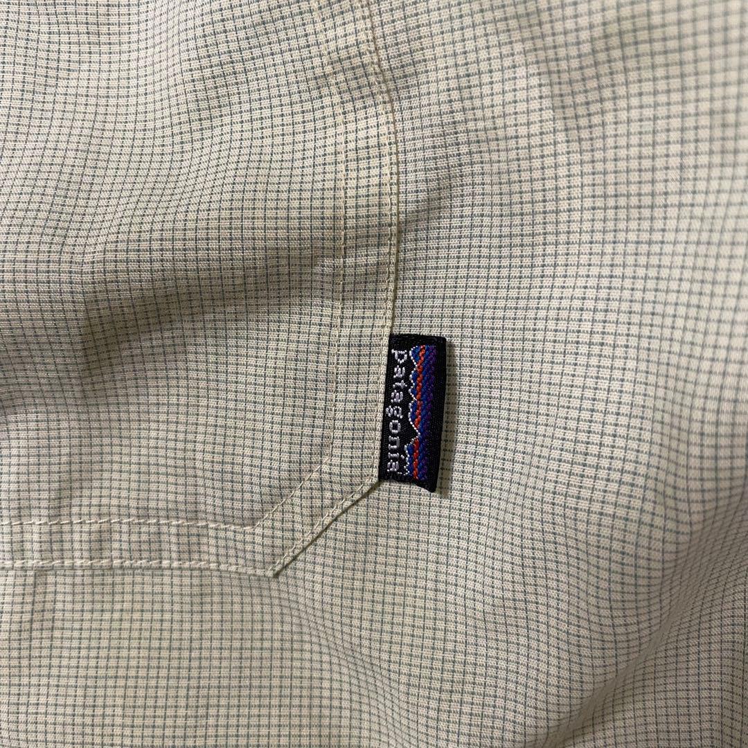 パタゴニア03年製 ライトグリーン フィッシングガイド長袖シャツM（JPN L）