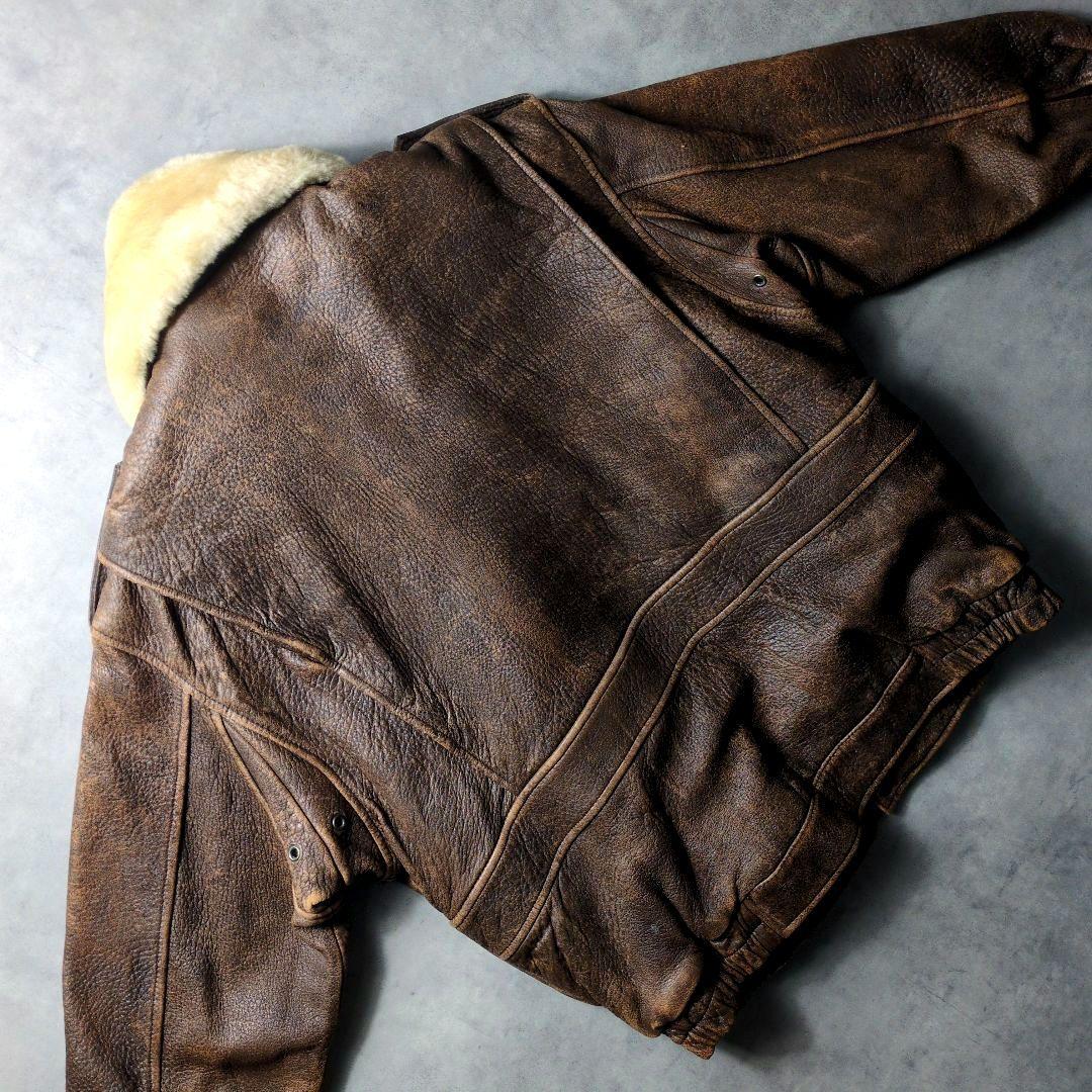 ジャケット・アウター 1990s G-1 A-2 Type Leather Bomber Jacket