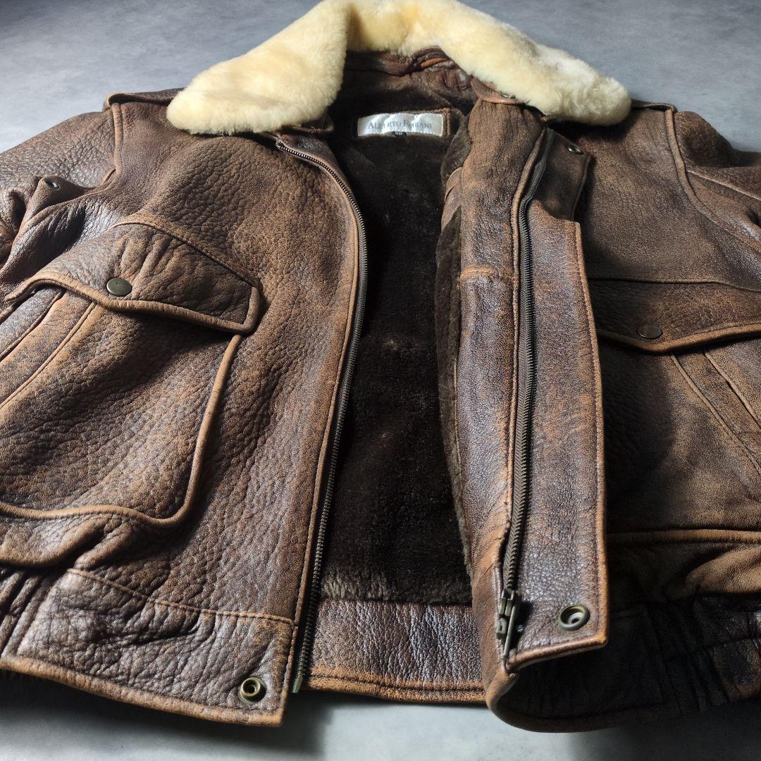 ジャケット・アウター 1990s G-1 A-2 Type Leather Bomber Jacket