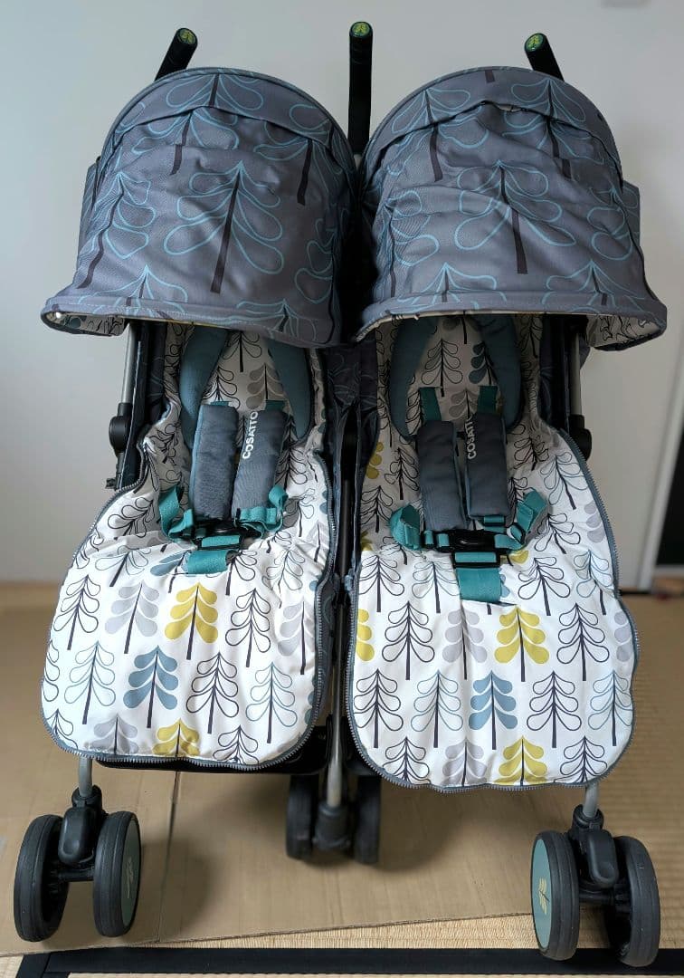 ベビーカー　COSATTO コサット　2人乗り　双子用